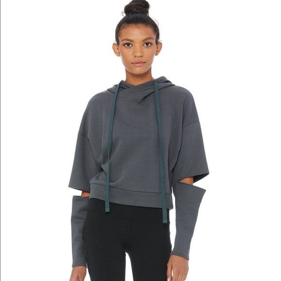 ALO Yoga Tops - Alo Yoga Peak Long Sleeve Top Anthracite